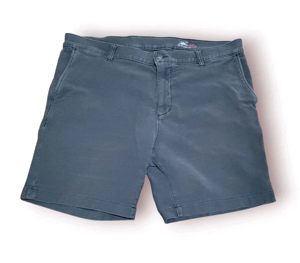 Faherty Shorts Mens 36 Gray All Day Chino Stretch